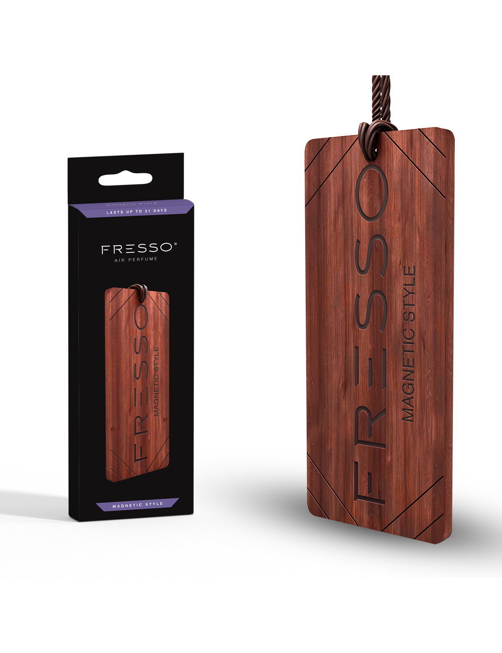 Fresso Magnetic Style drewniana zawieszka zapachowa