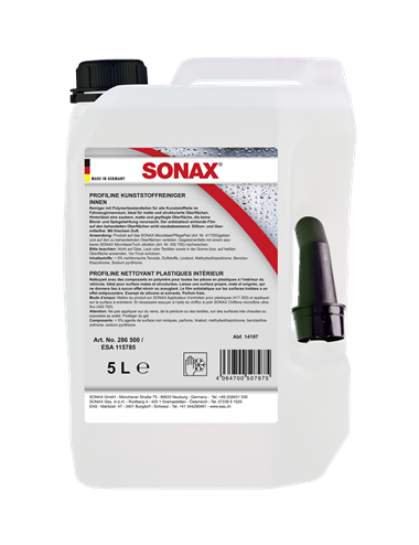 Sonax Plastic Cleaner Interior 5L