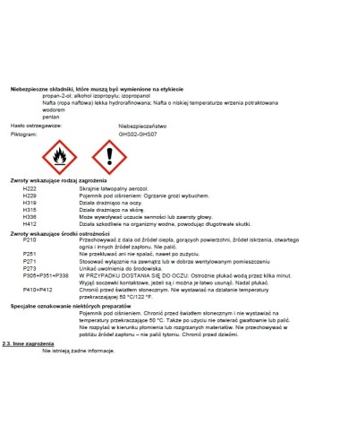 Colourlock Odtłuszczacz w Sprayu Fettabsorber 250ml