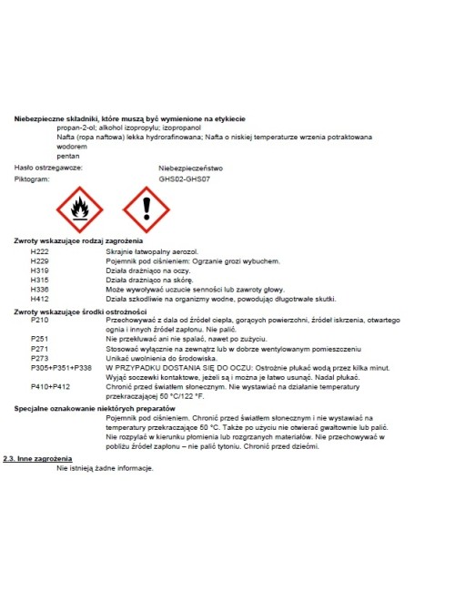 Colourlock Odtłuszczacz w Sprayu Fettabsorber 250ml