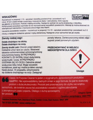 ValetPRO Classic APC 1L