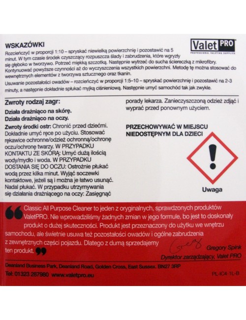 ValetPRO Classic APC 1L