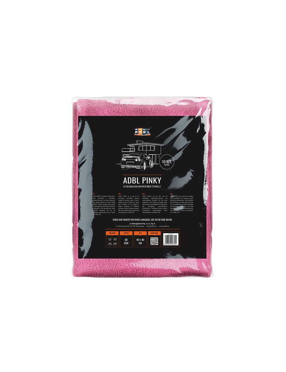 ADBL Pinky - Mikrofibry 10szt