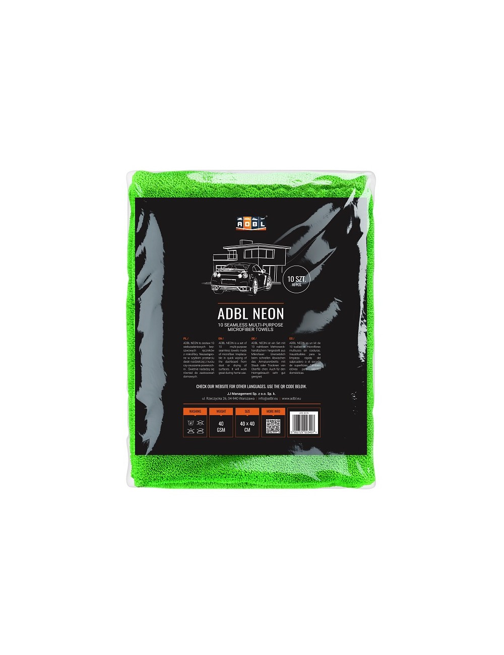 ADBL Neon - Mikrofibry 250gsm 10szt