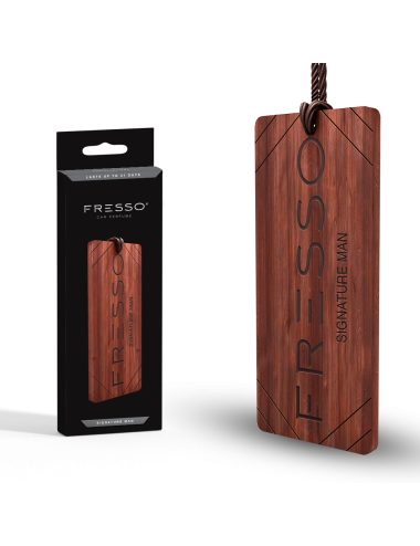 Fresso Signature Man drewniana zawieszka zapachowa