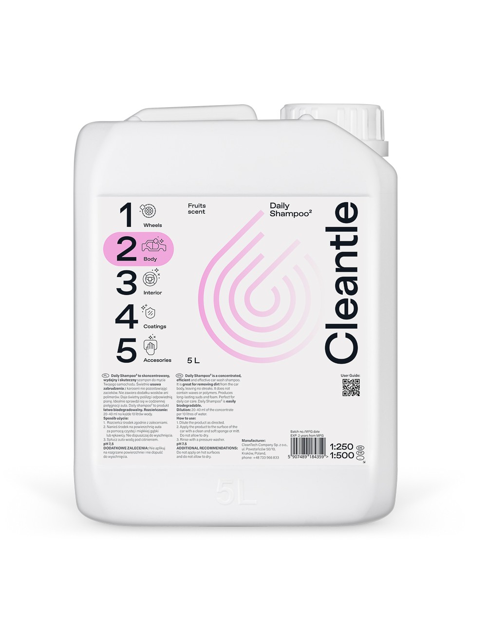 Cleantle Daily Shampoo2 5L