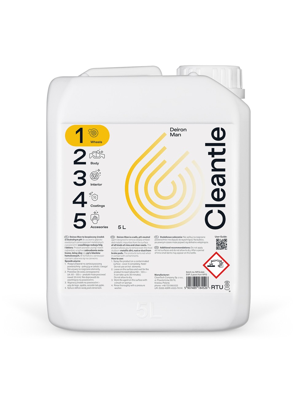 Cleantle Deiron Man 5L
