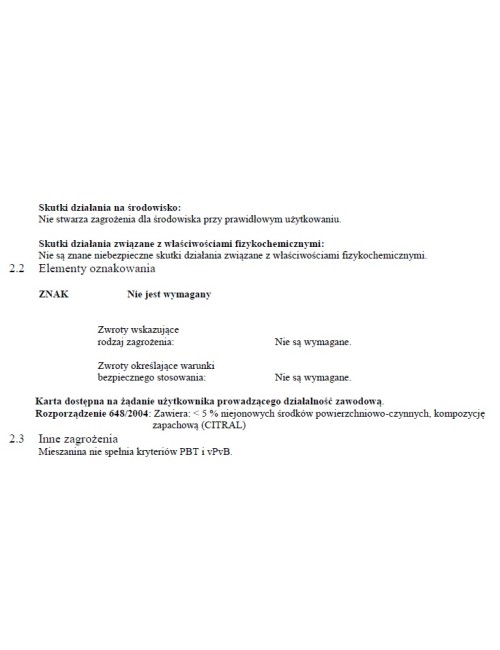 Koch Chemie Refresh Cockpit Care 500ml Dressing do plastików