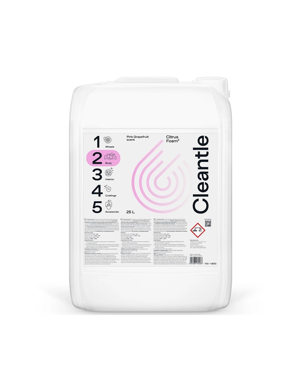 Cleantle Citrus Foam2 25L