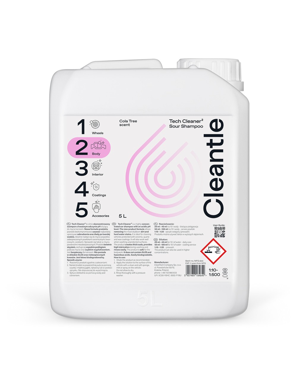 Cleantle Tech Cleaner2 5L