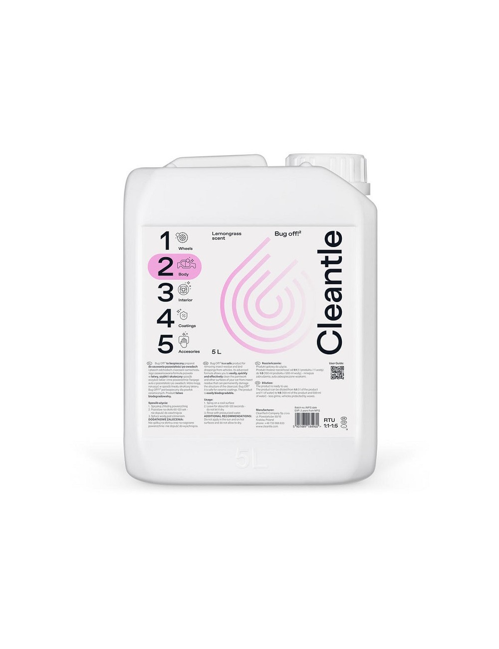 Cleantle Bug Off2 5L