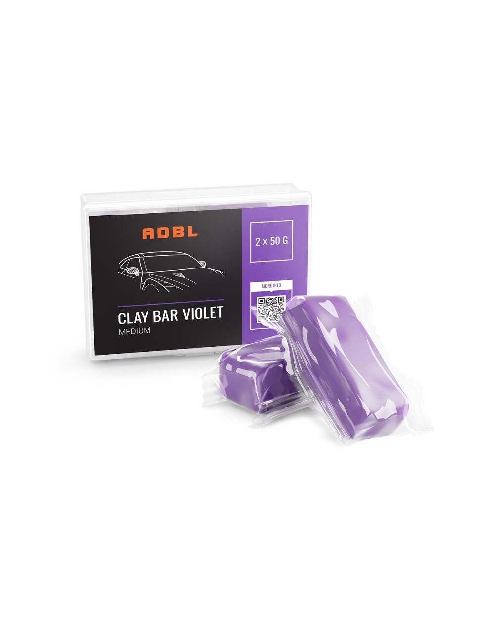 ADBL Clay Bar Violet 2x50g