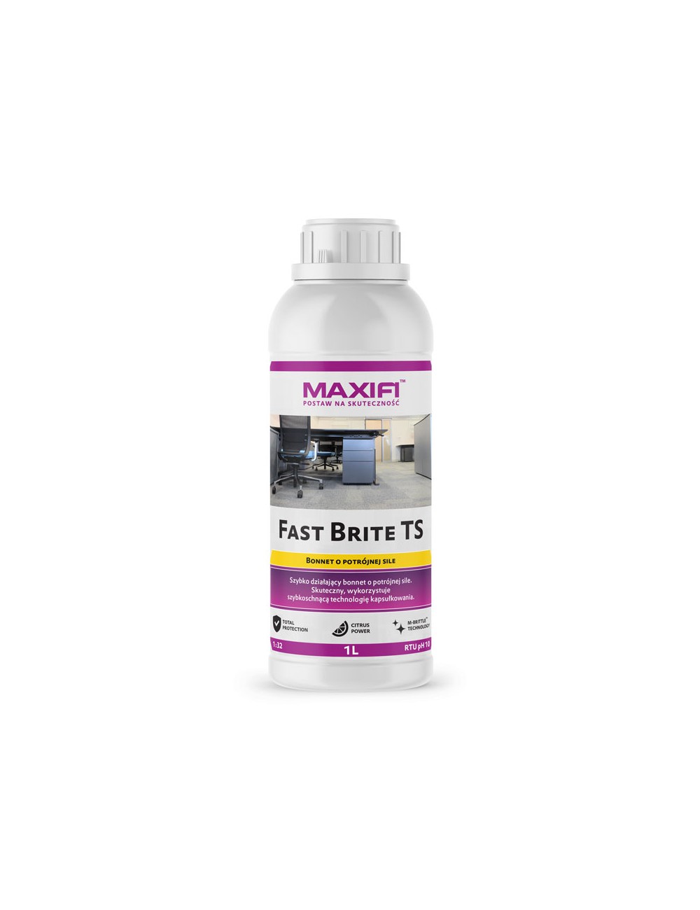 Maxifi FastBrite TS B809 1L - środek do bonnetowania tapicerki