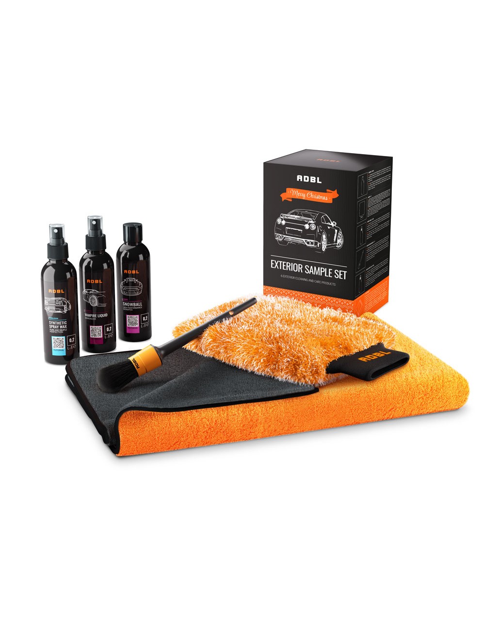 ADBL Exterior Sample Set 3x 200ml - zestaw produktów do odświeżania karoserii