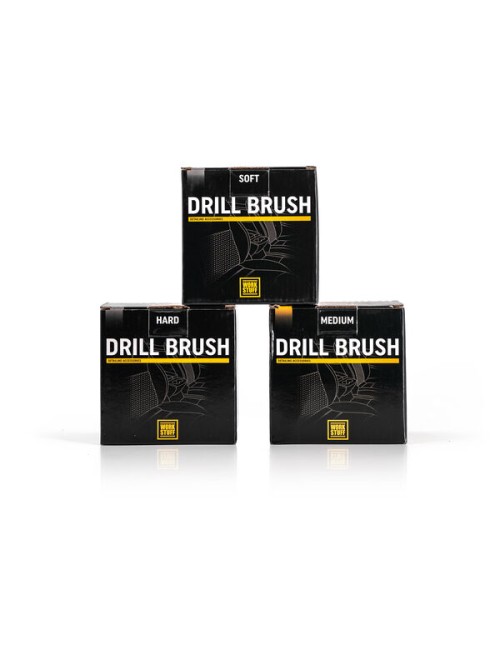 Work Stuff Drill Brush 3-pack - zestaw szczotek na wkrętarkę