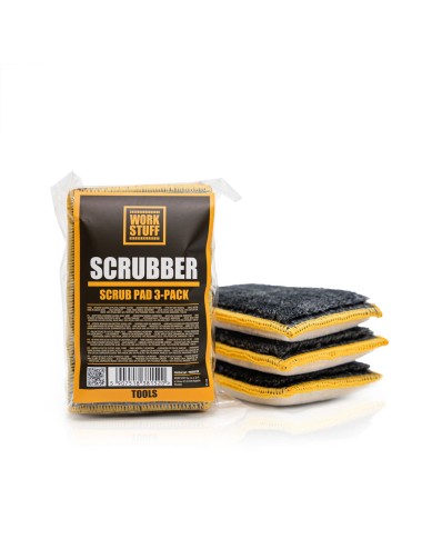 Work Stuff Scrubber Scrub Pad 3-pack - dwustronny pad do czyszczenia wnętrza