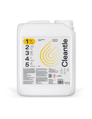 Cleantle Tire Pro Cleaner 5L - środek do czyszczenia opon i elementów gumowych