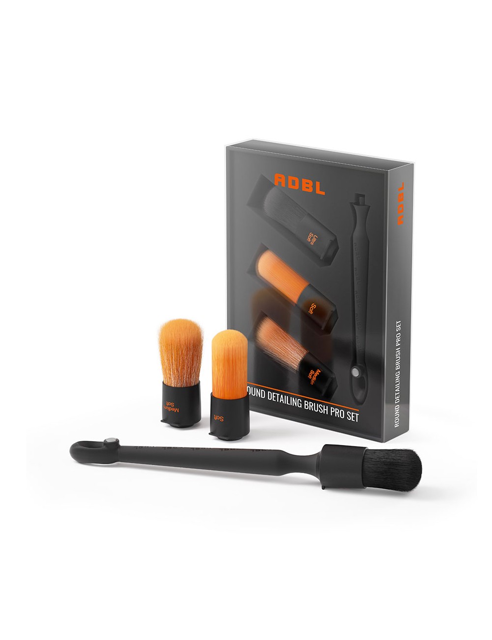 ADBL Round Detailing Brush Pro Set - zestaw pędzli