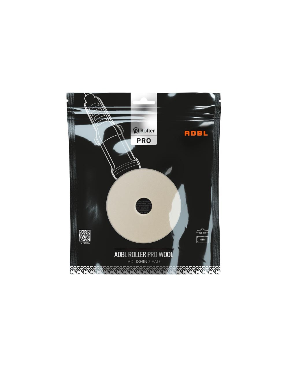 ADBL Roller Pro Wool DA125 - profesjonalny pad polerski z krótkiej wełny