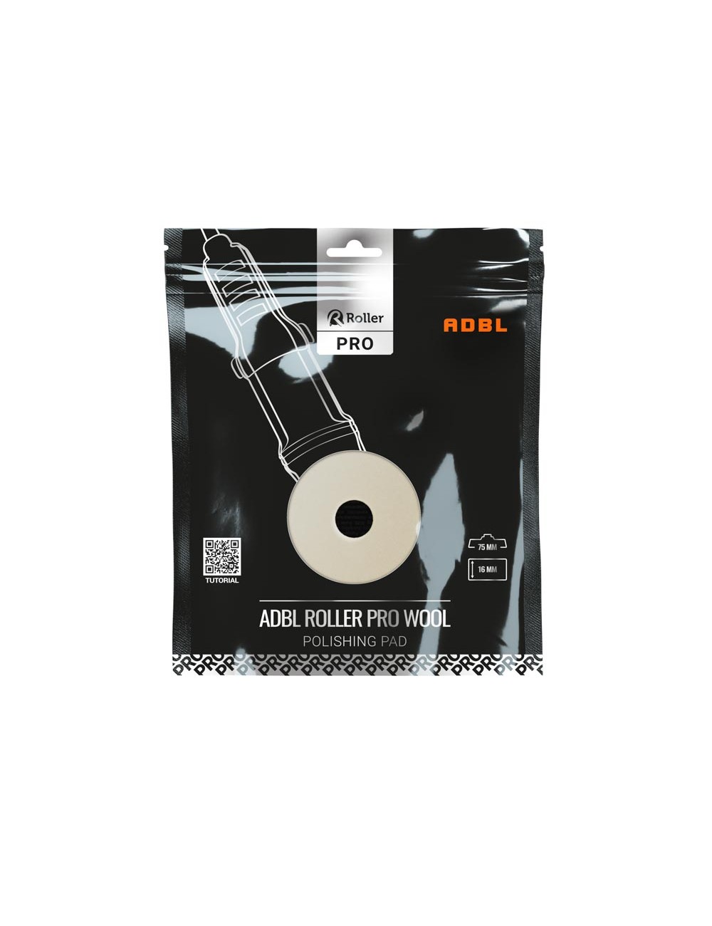 ADBL Roller Pro Wool DA75 - profesjonalny pad polerski z krótkiej wełny