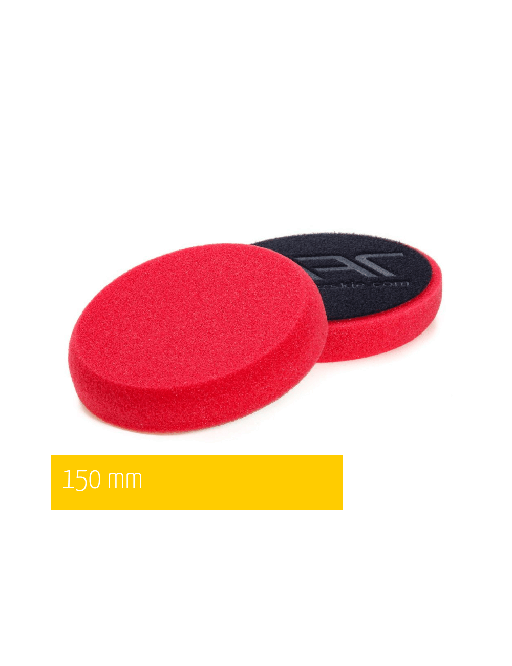 NAT Czerwona Średnio Miękka gąbka polerska 150mm