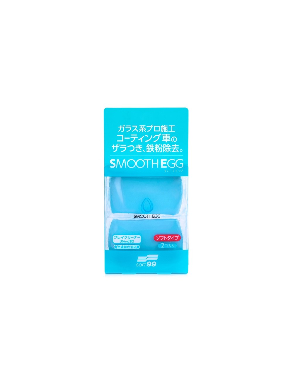 Soft99 Smooth Egg Clay Bar 2x50g Glinka