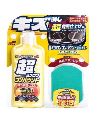 Soft99 Micro Liquid Compound Set Dark & Metallic 250ml - cleaner do lakieru