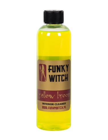 Funky Witch Yellow Broom Interior Cleaner 500ml