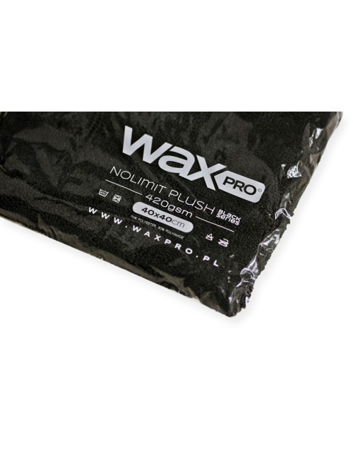 WaxPRO NoLimit Black Microfiber 40x40cm